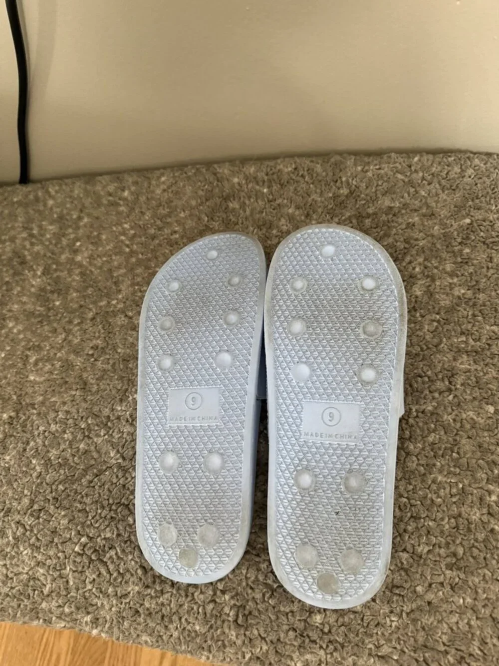 Hurley Baby Blue Slides
